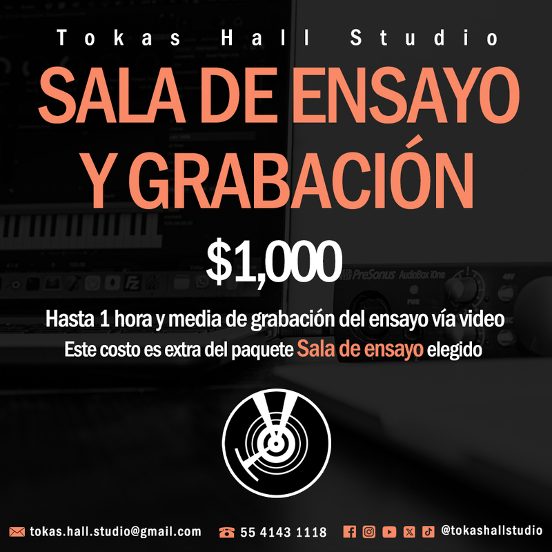 Grabación de audio del ensayo vía consola